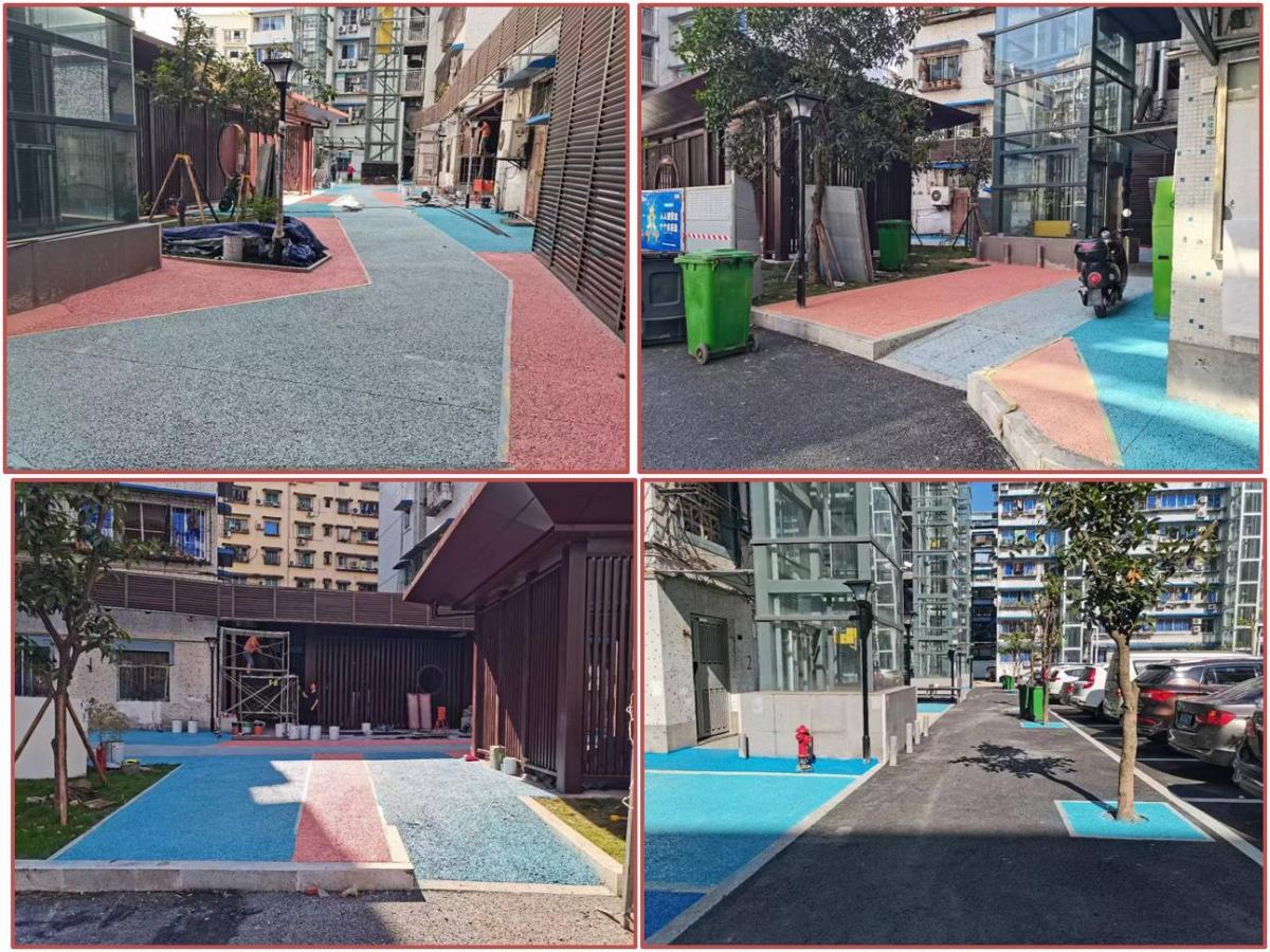 渝北園丁村老舊小區路面改造完工